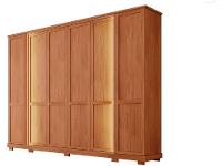 Guarda-roupa Casal 4 Gavetas 6 Portas Caemmun Impression - 8