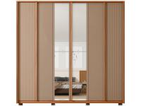 Guarda-roupa Casal com Espelho 4 Gavetas 6 Portas Caemmun Cléo - 7