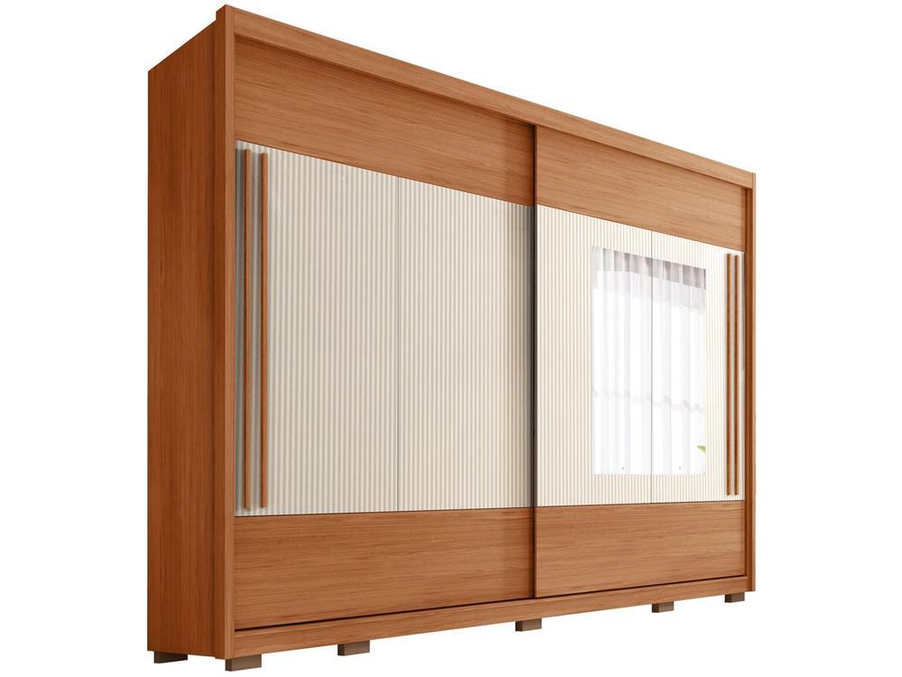 Guarda-roupa Casal com Espelho 4 Gavetas 2 Portas de Correr Caemmun Coliseu - 6