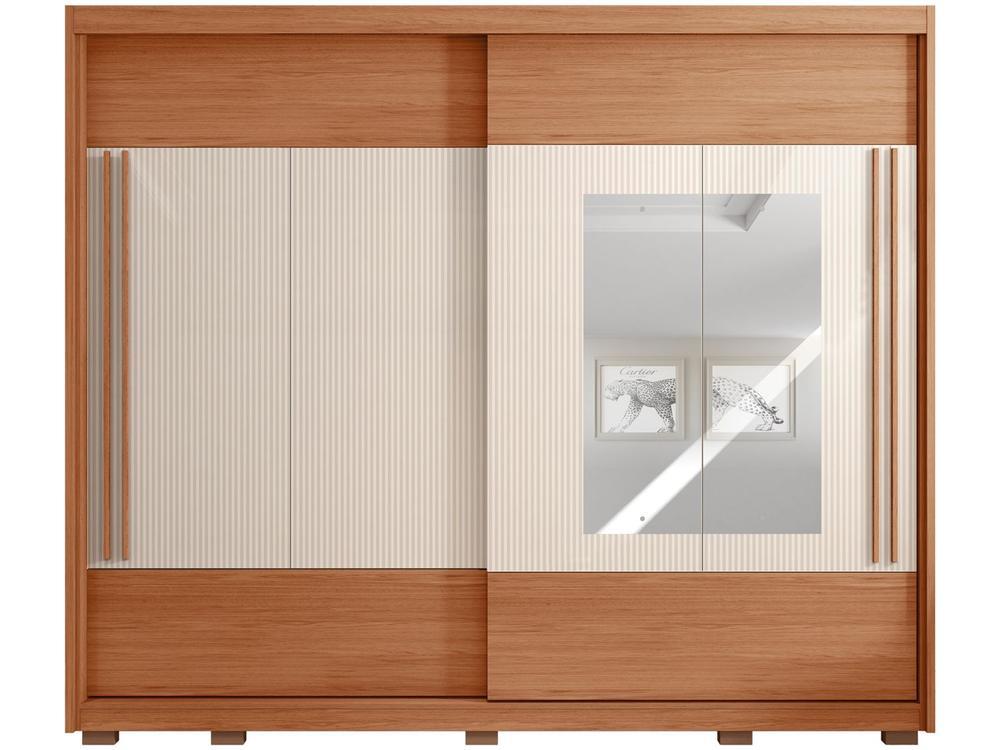 Guarda-roupa Casal com Espelho 4 Gavetas 2 Portas de Correr Caemmun Coliseu - 7