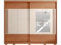 Guarda-roupa Casal com Espelho 4 Gavetas 2 Portas de Correr Caemmun Coliseu - 7