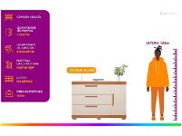 Cômoda Multiuso 3 Gavetas Caemmun Éden - 2