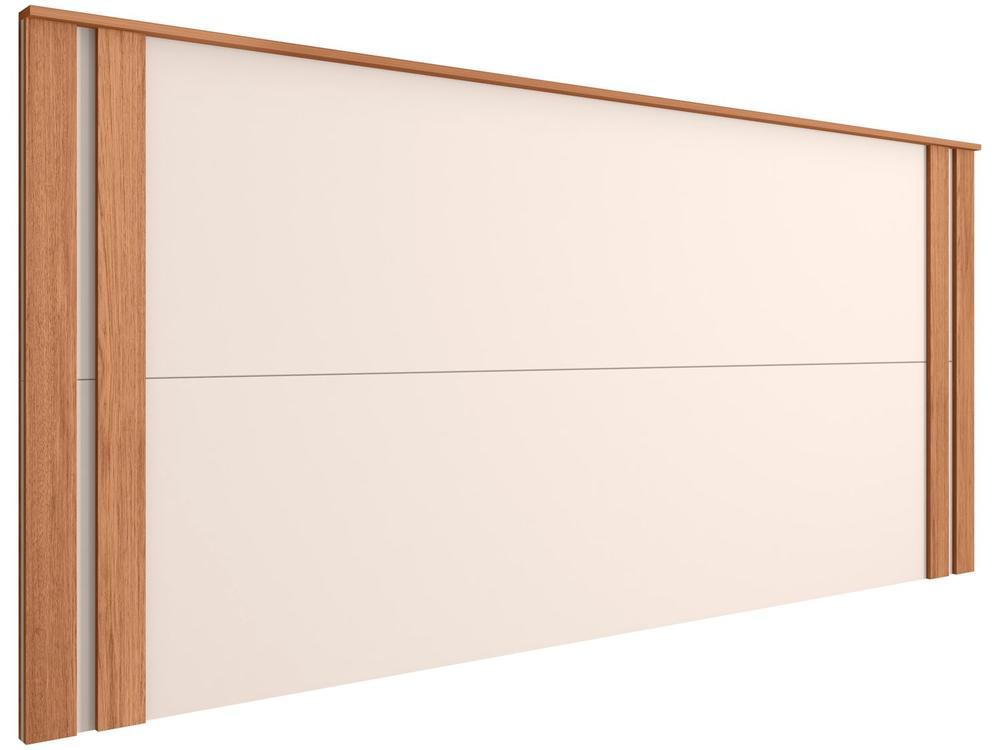 Cabeceira Casal Caemmun Éden Off White e Freijó - 7