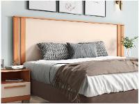 Cabeceira Casal Caemmun Éden Off White e Freijó - 1