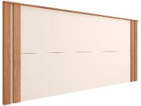 Cabeceira Casal Caemmun Éden Off White e Freijó - 7