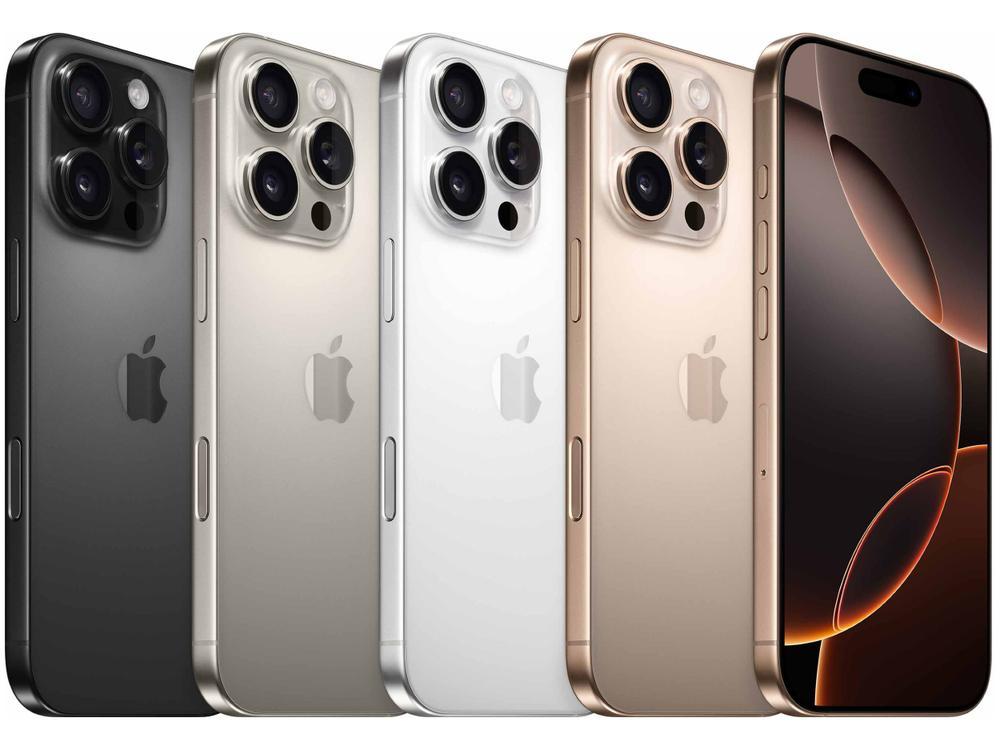 Apple iPhone 16 Pro 128GB Titânio Preto 6,3" 48MP iOS 5G - 6