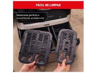 Air Fryer Arno Air Fry Dual AFD2 com Timer Inox 8,3L - 8