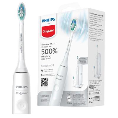 Escova de Dente Elétrica Recarregável Colgate Philips SonicPro 35