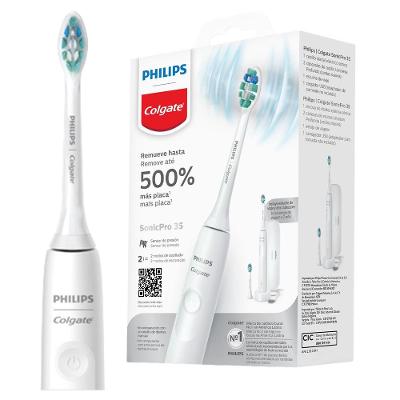 Escova de Dente Elétrica Recarregável Colgate Philips SonicPro 35