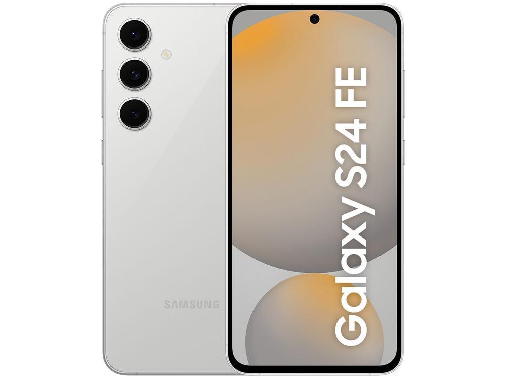 Smartphone Samsung Galaxy S24 FE 128GB Cinza 5G 8GB RAM 6,7" Câm. Tripla + Selfie 10MP - 1