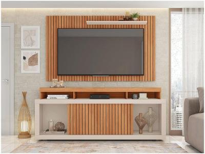 Rack para TV até 60” com Painel 2 Portas Caemmun New Osca