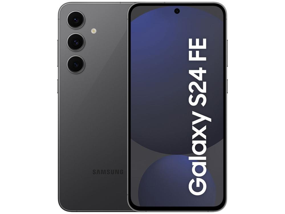 Smartphone Samsung Galaxy S24 FE 128GB Grafite 5G 8GB RAM 6,7" Câm. Tripla + Selfie 10MP - 1
