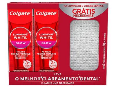Creme Dental para Dentes Sensíveis Colgate Glow Xtreme Temperatures 70g 2 Unidades