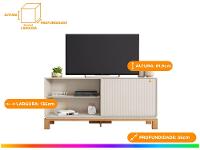 Rack para TV 45” Caemmun Mondrian - 3