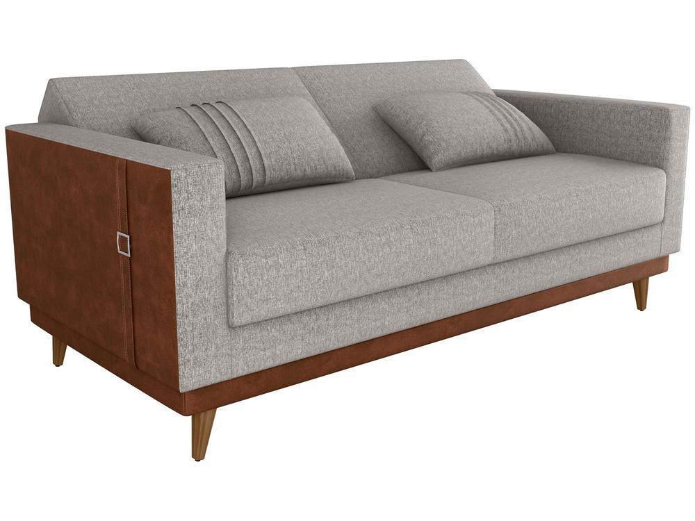 Sofá-cama 3 Lugares Casal Reclinável Facto e Linho Matrix Esther - 7