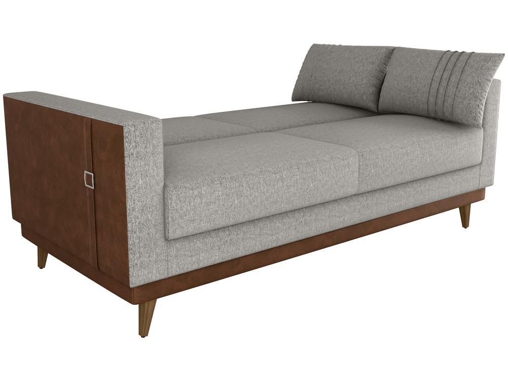 Sofá-cama 3 Lugares Casal Reclinável Facto e Linho Matrix Esther - 8