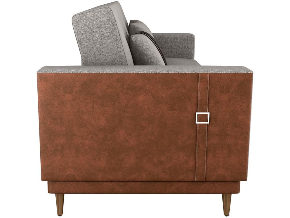 Sofá-cama 3 Lugares Casal Reclinável Facto e Linho Matrix Esther - 9