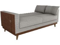 Sofá-cama 3 Lugares Casal Reclinável Facto e Linho Matrix Esther - 8