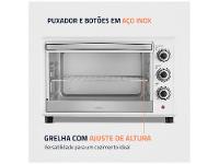 Forno Elétrico de Bancada Mondial Multifuncional 42L Branco e Prata Grand Family II FRN-42-W - 6
