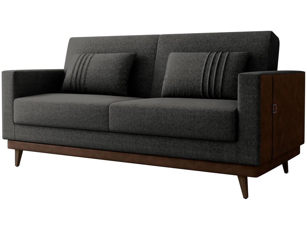 Sofá-cama 3 Lugares Casal Reclinável Facto e Linho Matrix Esther - 6