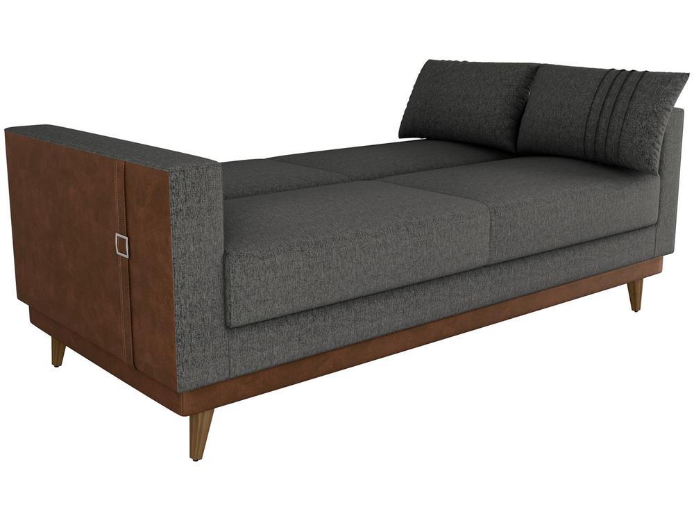 Sofá-cama 3 Lugares Casal Reclinável Facto e Linho Matrix Esther - 8