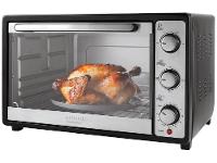 Forno Elétrico de Bancada Mondial Multifuncional 52L Preto e Prata Grand Family II FRN-52-B - 1