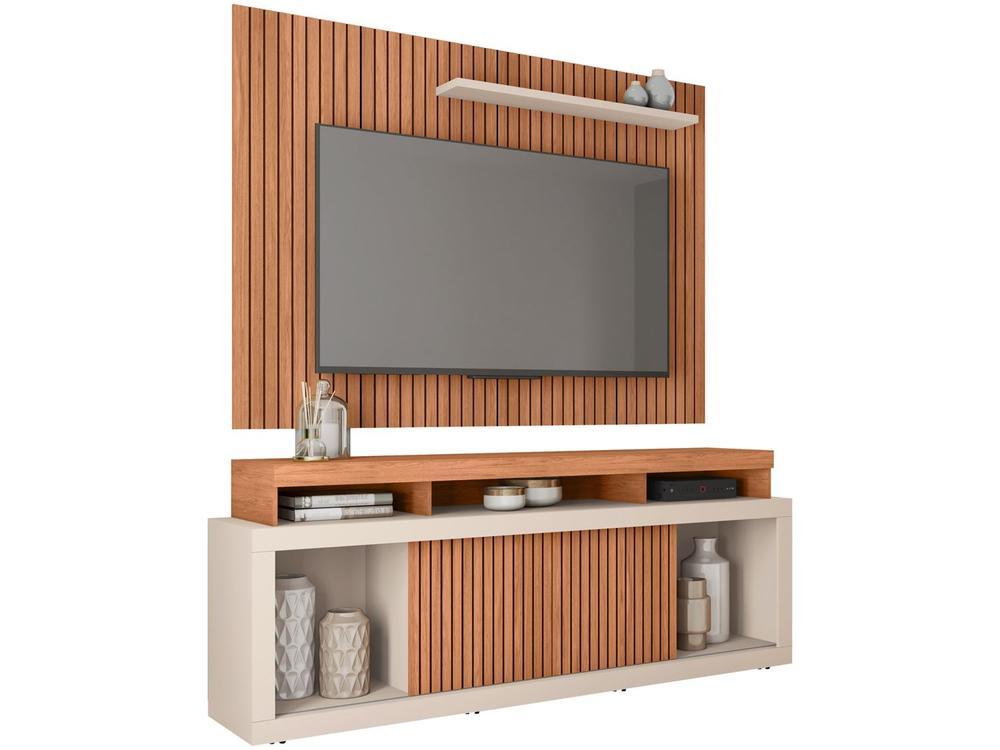 Rack para TV até 70" com Painel 2 Portas Caemmun Aegon - 5