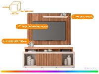 Rack para TV até 70" com Painel 2 Portas Caemmun Aegon - 2