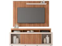 Rack para TV até 70" com Painel 2 Portas Caemmun Aegon