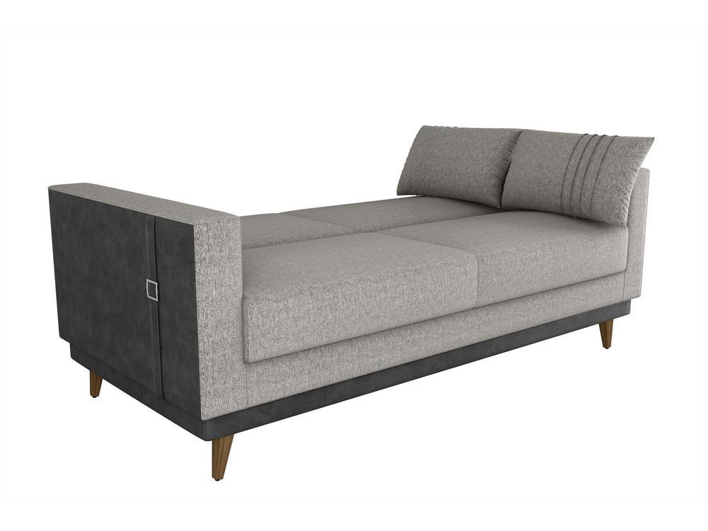 Sofá-cama 3 Lugares Casal Reclinável Facto e Linho Matrix Esther - 8