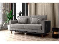 Sofá-cama 3 Lugares Casal Reclinável Facto e Linho Matrix Esther - 1