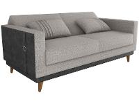 Sofá-cama 3 Lugares Casal Reclinável Facto e Linho Matrix Esther - 7