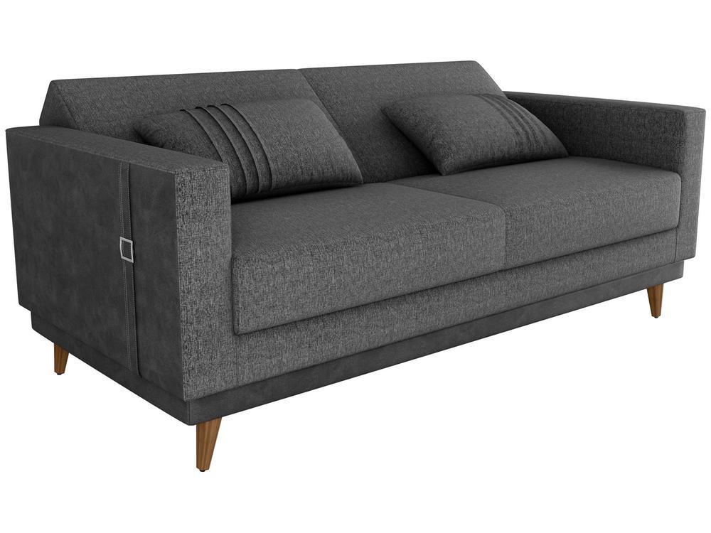 Sofá-cama 3 Lugares Casal Reclinável Facto e Linho Matrix Esther - 7