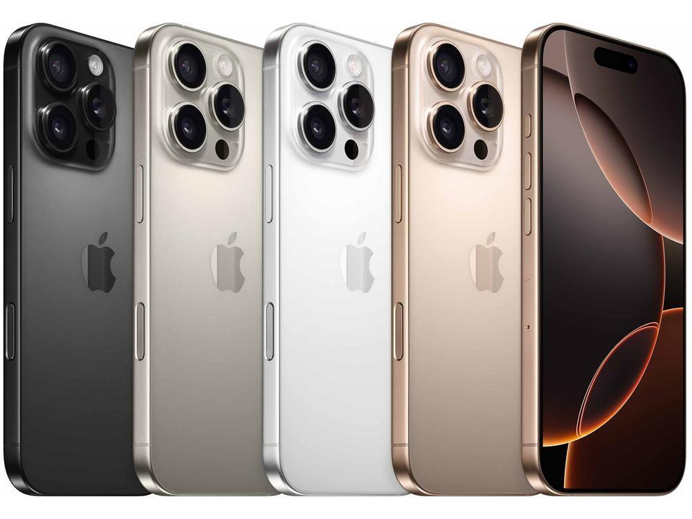 Apple iPhone 16 Pro 128GB Titânio-deserto 6,3" 48MP iOS 5G - 6