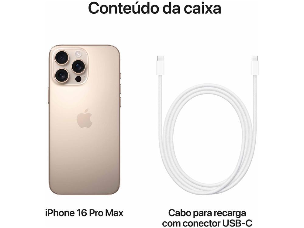 Apple iPhone 16 Pro Max 1TB Titânio-deserto 6,9" 48MP iOS 5G - 9