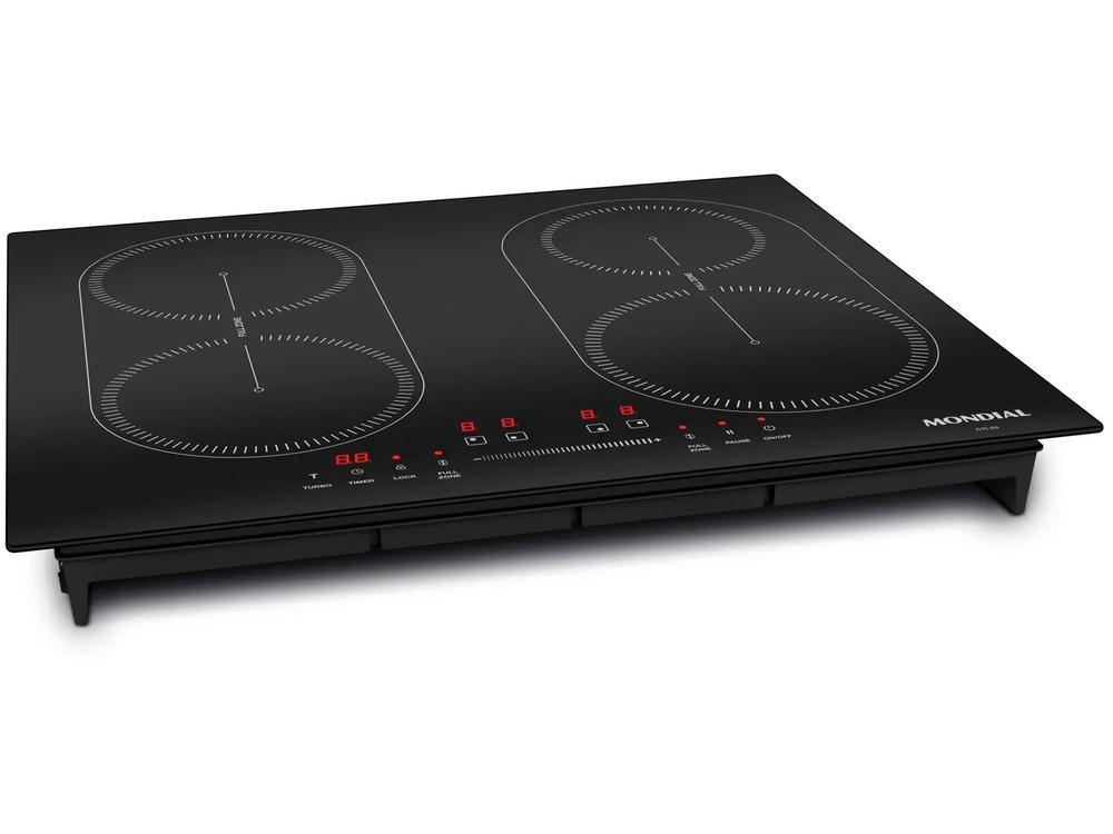 Cooktop 4 Bocas Indução Mondial Touch Preto Acendimento Automático CTI-03 - 8