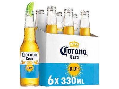 Cerveja Corona Sunbrew Cero sem Álcool 6 Unidades 330ml