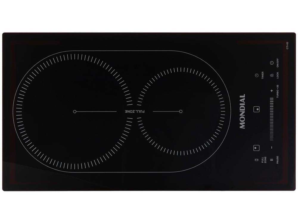 Cooktop 2 Bocas Indução Mondial Touch Preto Acendimento Automático CTI-02 - 4