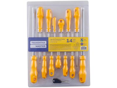 Jogo de Chaves de Fenda com Catraca Tramontina