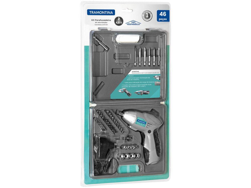 Parafusadeira Tramontina a Bateria 4,8V 1/4” - 6