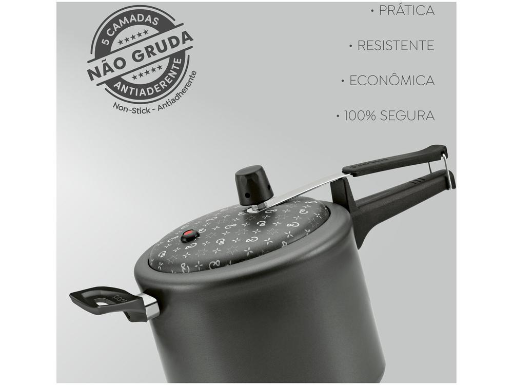 Jogo de Panelas Panelux Antiaderente de Alumínio Grafite 7 Peças Magnific - 5
