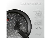 Jogo de Panelas Panelux Antiaderente de Alumínio Grafite 7 Peças Magnific