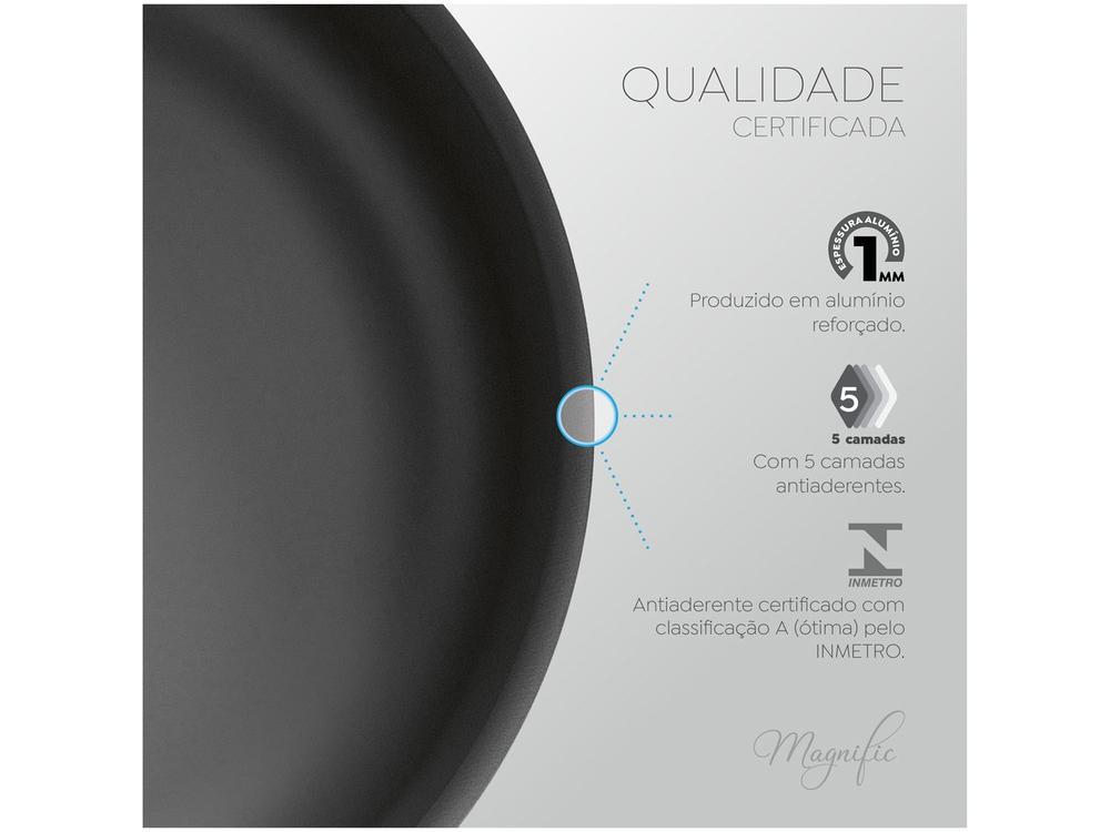 Jogo de Panelas Panelux Antiaderente de Alumínio Grafite 8 Peças Magnific - 8