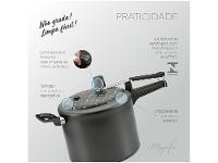 Jogo de Panelas Panelux Antiaderente de Alumínio Grafite 8 Peças Magnific - 7