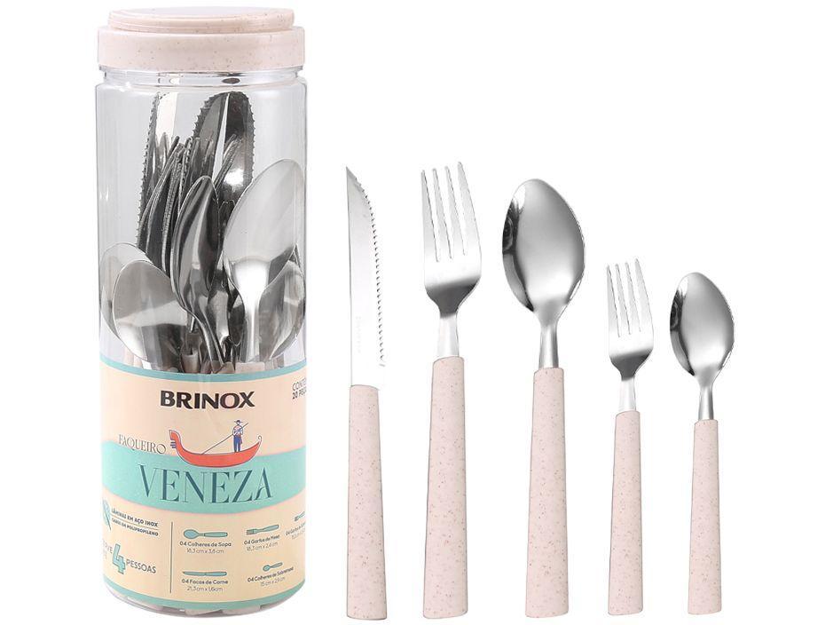 Faqueiro Brinox Inox 20 Peças Veneza - 1