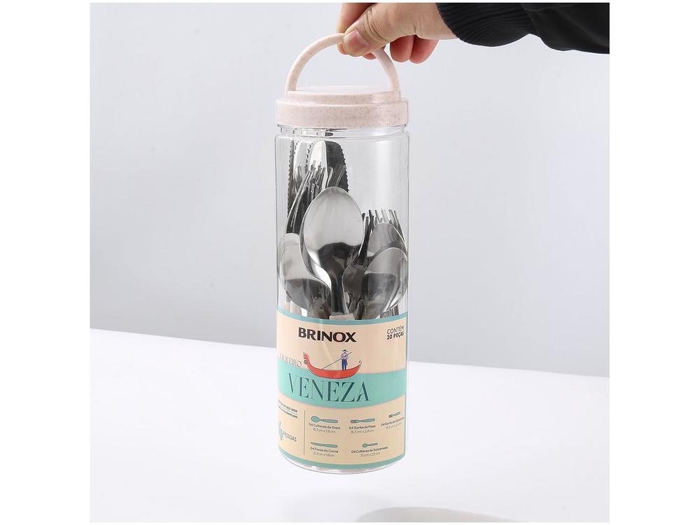 Faqueiro Brinox Inox 20 Peças Veneza - 6