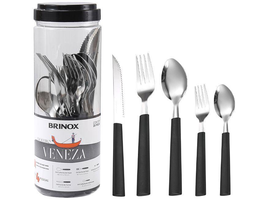 Faqueiro Brinox Inox 20 Peças Veneza - 1