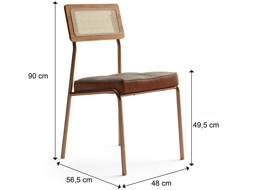 Mesa de Cozinha 6 Cadeiras Retangular Sara Carraro - 3