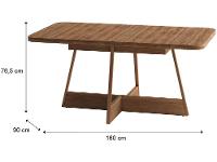 Mesa de Cozinha 6 Cadeiras Retangular Sara Carraro - 2