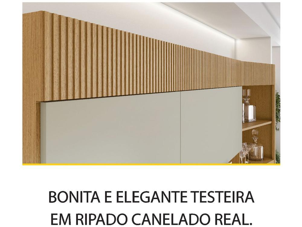 Armário de Cozinha Compacta Nesher Realeza com Balcão 100% MDF 6 Portas 3 Gavetas - 5